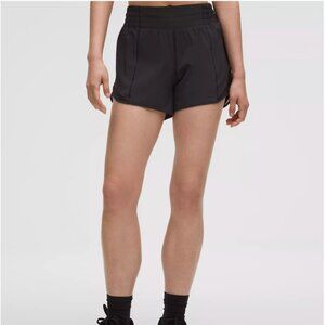 Lululemon Hotty Hot Short *High-Rise Long 4" Black